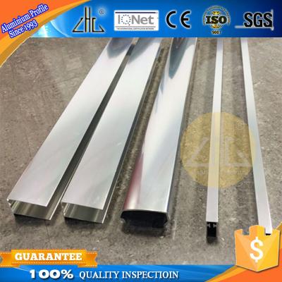 China Hot decorations! aluminum profiles for shower supplier, extruded aluminum profiles manufacturer polish aluminum profile for shower glass doo for sale