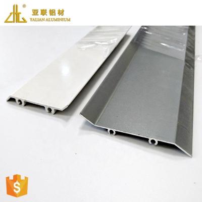 China Modern 6063 Grade Extruded Blade Aluminum Profile , ISO Certificate White Powder Coating Aluminum Canopies for sale