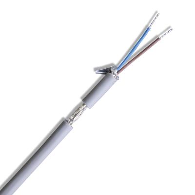 China Gray Sensor Signal Cable Sensor Control Signal Cable Oil Resistance Instrument 2 Core Cable For Industrial Equipment for sale