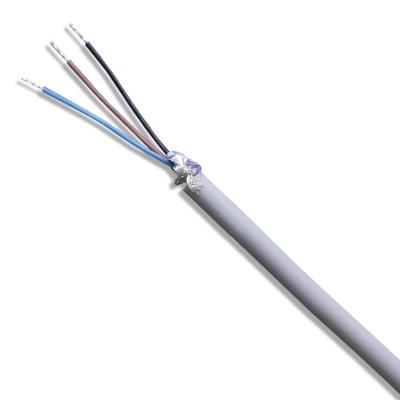 China Sensor signal cable rvvp 3 gray cores shielded control cable for water pH sensor for sale