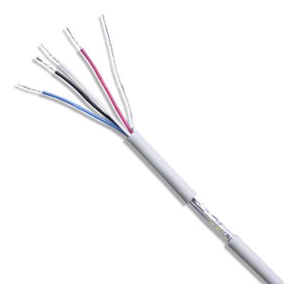 China Gray sensor signal cable 4 core awg24 PVC sensor control signal cable for water pressure sensor for sale