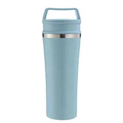 China Sustainable Reusable Coffee Mug Stainless Steel Vacuum Insulated Double Wall Travel Tumbler Durable Insulated Coffee Mug With Lid for sale