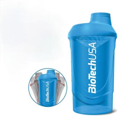 China Sustainable High Quality Eco Friendly Protein Bottle Shaker Bottle Blue Shaker Blender Bottle for sale