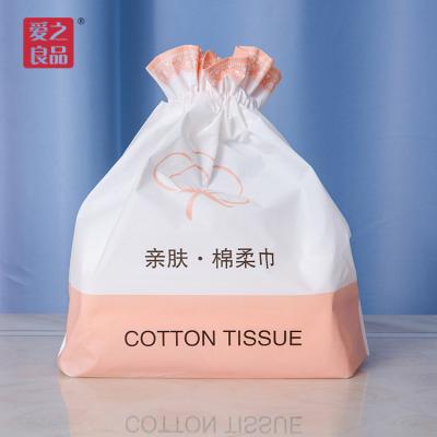 China Nonwoven Fabric Natural Soft Face Box Tissue Spunlace Roll Facial Cleaning Tissue Paper for sale