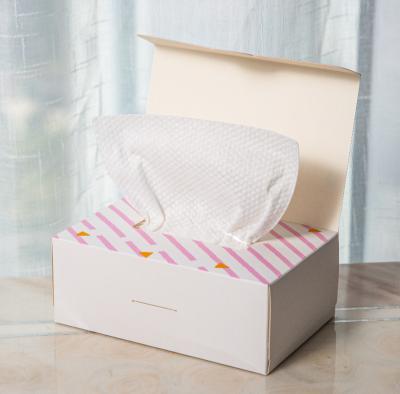 China Food Grade Promotional Paper Soft Cotton Box Tissue Square Facial Tissue for sale