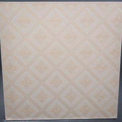 China Artistic Ceilings Vinyl Faced PVC Gypsum Ceiling Tiles New Building Construction Materials Made in China for sale