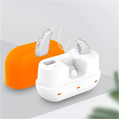 China Rechargeable Invisible Sound Amplifier Tone For Elderly Deaf Adjustable Hearing Aid High Power Hearing Loss Digital Audifonos H2 for sale