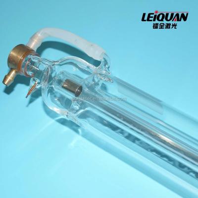 China CO2 Laser Cutting And Engraving Shanghai LeiQuan Metal Laser Catalyst Glass Tube Type 100w CO2 for sale