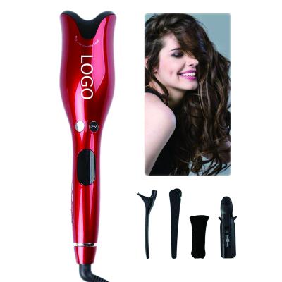 China Ceramic Wavy Rollers 360 Durable Automatic Rotating Hair Curler Ceramic Hair Roller Wave Shapers Iron Hair Curler for sale