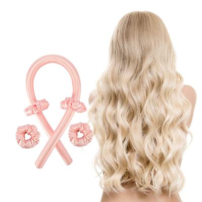 China Silk Curling Ribbon With Hair Clip Factory Wholesale Soft Magic Curling Rod Headband Heatless Hair Curl Ribbon Silk Curling Hair Curlers for sale