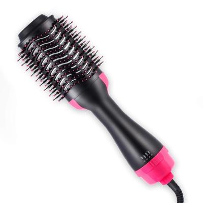 China Hotel Professional 3 In 1 Hot Comb Electric Styling Brush One Step Hair Straightener Hot Hair Dryer for sale