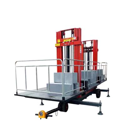 China Hotels Customized automatic hydraulic lifting scaffolding 1000kg raised platform work platforms for sale