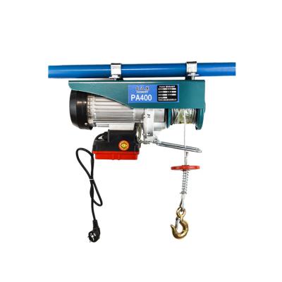 China Hotels Functional Indoor Mini Wire Rope Hoist Tiny Construction Light Duty Electric Winch for sale