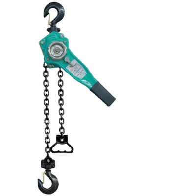 China Hotels 0.75 ton 1.5 ton 3 ton G80 manual lever block ratchet chain hoist for sale