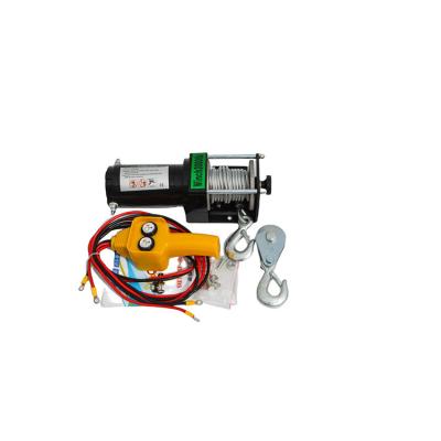 China Hotels New Arrival High Speed Remote Control Lifting 12v 24v Electric Winch For Sale for sale