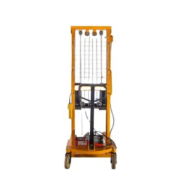 China Hotels multi functional Hydraulic Scissor Lift Truck electric winch Mobile made in China pallet stacker for sale