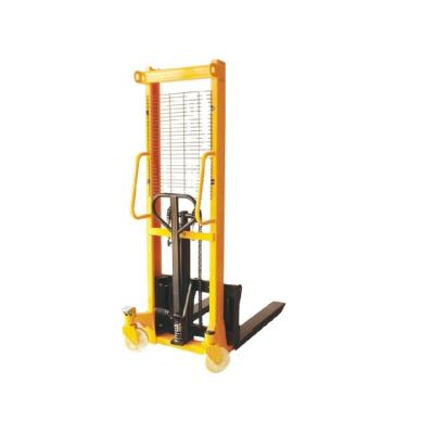 China Hotels multi functional Hydraulic Scissor Lift Truck manual winch Mobile made in China pallet stacker for sale