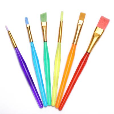 China Best Children Painting Pen Mini Artist Paint Brush Children's Drawing Plastic Brush DIY Paintbrush for sale