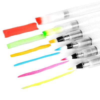 China Hot Water Brush Soft Play Brush Paint Refill Sale Watercolor Brush Painting Pen For Beginner Painting Art Supplies for sale