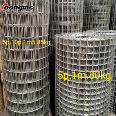 China Cheap 1.5x1.5 Mesh Smooth And Uniform Edge Welded Wire Mesh Welded Galvanized Fencing Net Iron Wire Mesh for sale