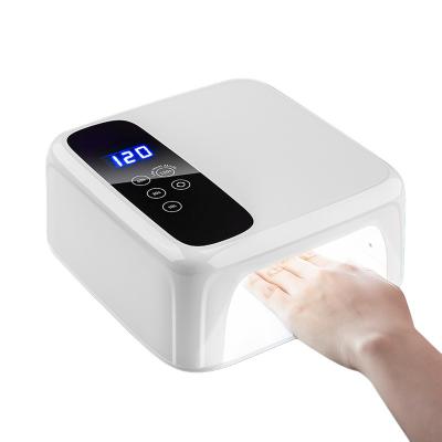 China High Quality Plastic LCD Touch Screen Nail Machine 72W Large Capacity Rechargeable Nail Dryer for sale