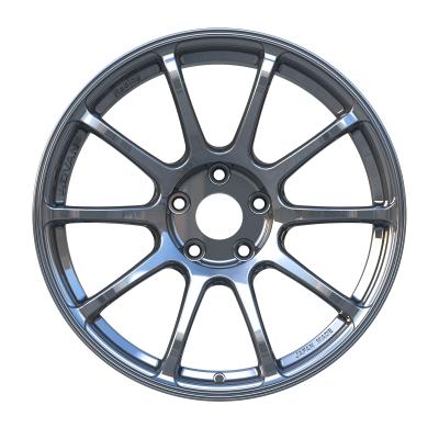 China Classic ALLOY Design Silver Color Porcelain Custom Alloy Racing Forged 5 Hole Wheels Rims for sale