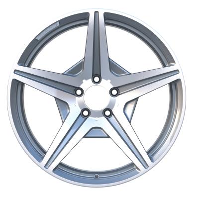 China Hottest 5 Star ALLOY Model Universal Car Custom Wheels Alloy Forge Wheel 18 Inch 5x112 for sale