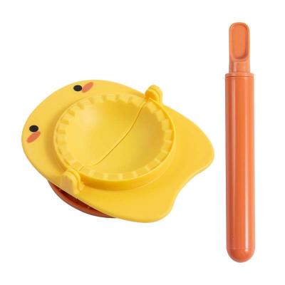 China Viable 3 Pieces Sets Diy Dumplings Machine High Quality Dumpling Jiaozi Maker Device Easy To Make Dumpling Mold for sale