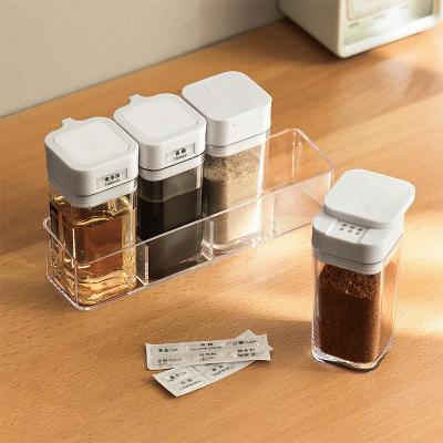 China Viable Wholesale Kitchen Spice Jars And Plastic Salt Bottle Pepper Chilli Shaker Garlic Spice Bottle With Lid Customized for sale