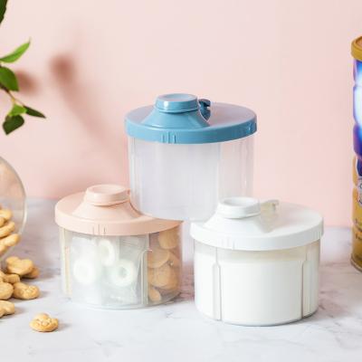 China Freshness Preservation Baby Milk Powder Crate Storage Bottles With Compartments Plastic Containers For Food for sale