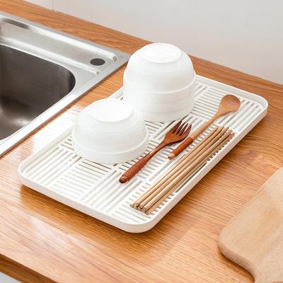 China Creative Sustainable Plastic Dish Rack Kitchen Rack Draining Rack Beach Single Layer Cup Rack for sale