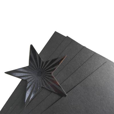 China New Product Biodegradable Kraft Paper 100 Sheet Black Heavy Card Stock for sale