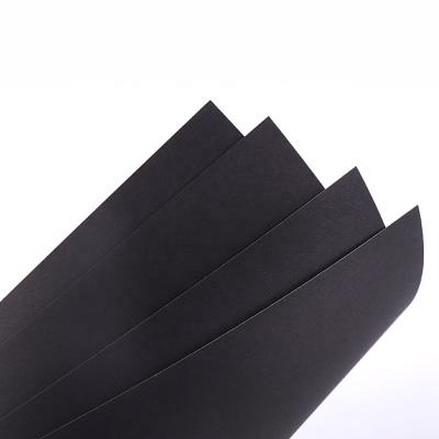 China Black Paper Sheet Recycled 100% Wood Pulp High Quality Notebook Materials A4 for sale