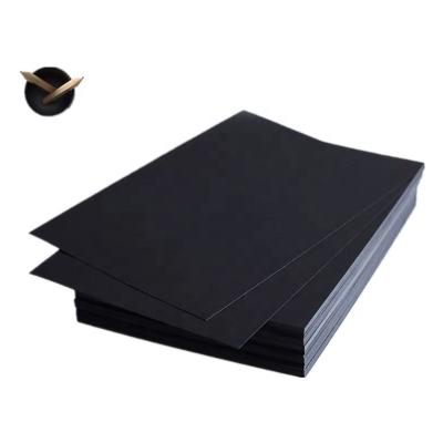 China Black Biodegradable Xmas Foil Cardboard Hardwork Good Quality Kraft Paper for sale