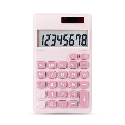 China Portable Calculator PUNING Mini Electronic Calculator 8 Digits General Purpose Double Power for sale