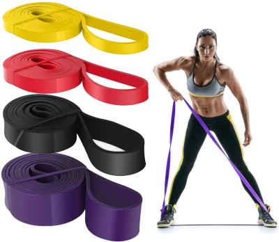 China Not Easy To Deform Fitness Resistance Bands Long Resistance Band Latex Elastic Resistance Bands for sale