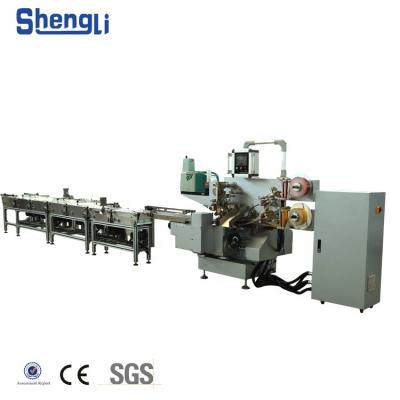 China 10-80*4-45*4-35 MM Chocolate Size Automatic Biscuit Fold Packing Machine with Gearbox for sale