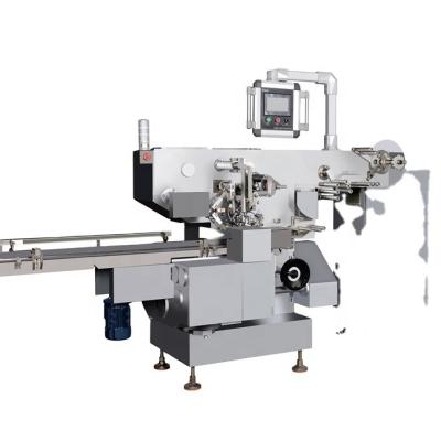 China SL-SBZB450S Automatic Chocolate Fold Foil Wrapping Line for Special Shape Chocolate/Candy for sale