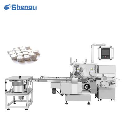 China 5KW Automatic Effervescent Tablets Foil Packing Machine with Vibrator Feeding System for sale