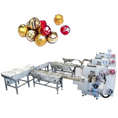 China 260pcs/min Tresor Dore Type Aluminiumfolie Verpakking Chocolademachine 1600KG Gewicht Te koop