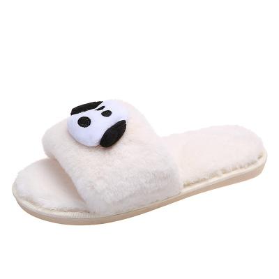 China Home slippers 2022 autumn and winter cute plush slippers fashion home women's cotton slippers for sale