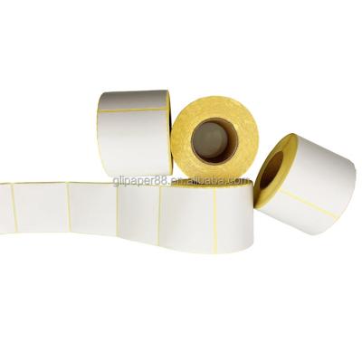 China Thermal Sticker Printed Label Barcode Sticker Roll 60x40mm Custom Paper Stickers Sale Heat Sensitive Adhesive Heat Transfer Printing Good for sale