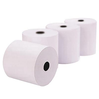 China Machine Best Selling 65gsm 80mm POS Customized Printing Cash Register Receipt Banknote Thermal Cotton Paper Roll for sale