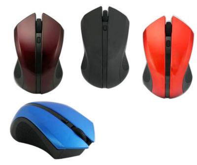 China Colorful 3D 2.4G Wireless Mouse Desktop 800/1000/1600dpi Wireless Mouse for sale