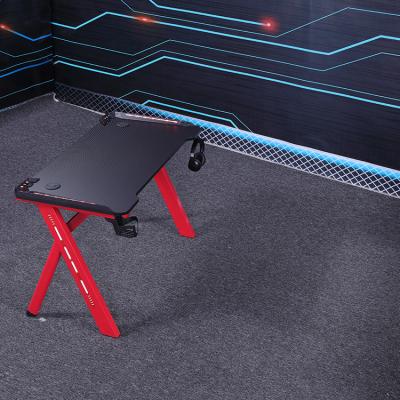 China Wholesale Foldable Gaming Silla de escritorio PC Packing Modern Computer Table RGB Gaming Desk for sale