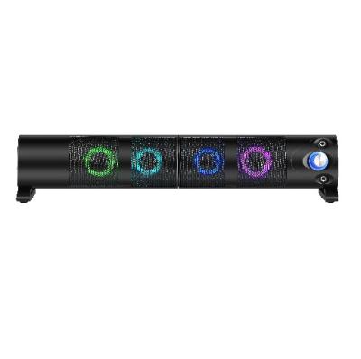 China HOME THEATER 2.0 Factory Price Disco BT PC Multimedia Portable Colorful Lightweight Gaming Speakers for sale