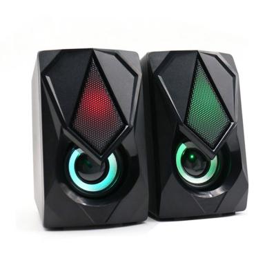 China No 2020 New High Quality Compact 2.0 Professional Computer Gaming Speakers With RGB for sale