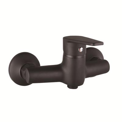 China High Quality Bathroom Wall Mounted Mixer Tap Shower Slide Bar OZ8256-4 New Zinc Style With Black Color for sale