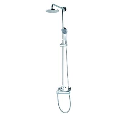 China Without Sliding Bar (OB7089D-31) BOOU New Look Chrome High Quality Rain Shower Set Bathroom Wall Mount Rainfall Hand Shower Sets for sale