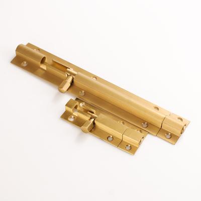 China Modern Fence Closing Device Barrel Bolt Solid Brass Door windows Latch Bolt With Screws Slide Barrel for sale